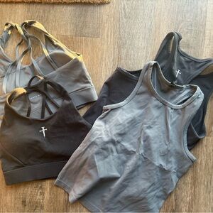 Three Nails Bundle - Medium - Nova Tank , Crossback Sports Bra